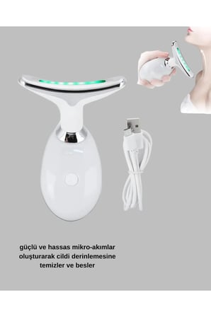Kırışıklık Önleyici Güzellik Cihazı, Mikro Akım Masaj ve Isı Terapisi