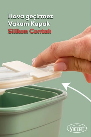 Hava Sızdırmaz Beslenme Kabı Sefer Tası 1200 ml