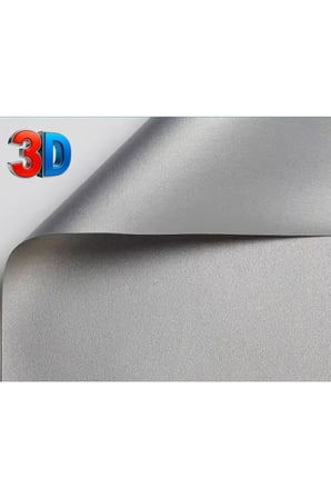 3D Gümüş Projeksiyon Perdesi 100x100, yüksek kalite ve net görüntü