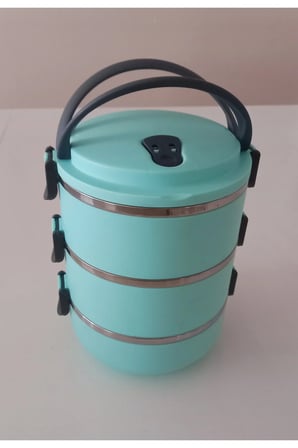 3 Katlı Yemek Termosu Sefer Tası Saklama Kabı 1,8 Lt