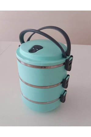 3 Katlı Yemek Termosu Sefer Tası Saklama Kabı 1,8 Lt
