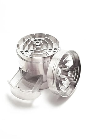 Çekmeceli 60mm Silver Herbal Parçalayıcı, Tütün ve Baharat için Ideal