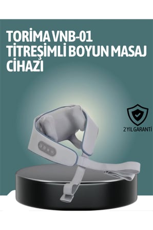 Şarjlı Isıtmalı Boyun ve Omuz Masaj Cihazı, Rahatlatıcı ve Kullanışlı