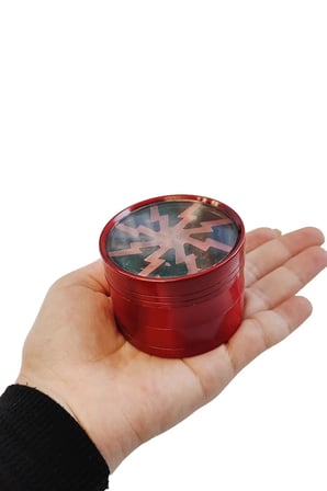 Kırmızı 63 mm. Herbal Öğütücü Parçalayıcı