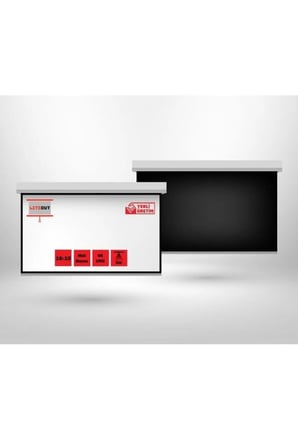 250x190cm Motorlu Kumandalı Çekim Perdesi, Ev ve Ofis Kullanımı