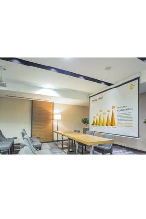 250x190cm Motorlu Kumandalı Çekim Perdesi, Ev ve Ofis Kullanımı