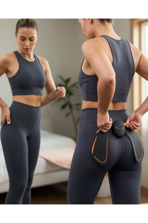 Evde Spor İçin EMS Kalça Sıkılaştırıcı Elektronik Kas Çalıştırıcı