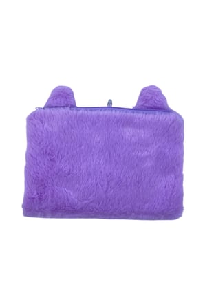 Mor Unicorn Peluş Kalem Çantası, Şık ve Sevimli Tasarım
