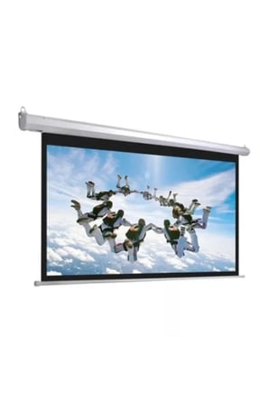 Motorlu Projeksiyon Perdesi 240x200 cm Beyaz Kasa, Kolay Kullanım
