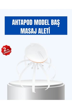 Kablosuz Kafa ve Boyun Masaj Aleti, Akıllı Kapanma, Derin Rahatlama