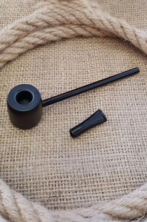 Siyah Mini Boy Temel Reis Popeye Pipo, şık ve kullanışlı tasarım