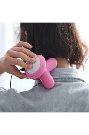 Mini Titreşimli USB Şarjlı El Masaj Aleti, Rahatlatıcı ve Pratik Kullanım