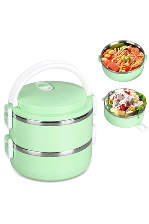 2 Katlı Sızdırmaz Yemek Termosu Sefer Tası 1.5 L