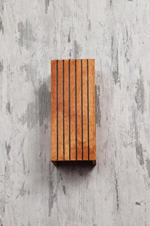 Yansıtma Tasarımlı Çift Yönlü Ahşap Salon Hol Cafe Otel Duvar Aplik Avize