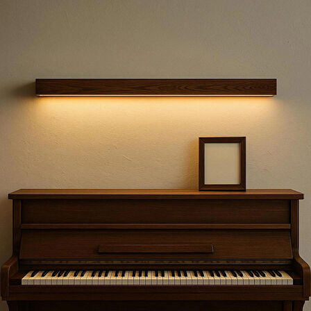 Yansıtma Tasarımlı Tek Yönlü Ahşap Salon Hol Cafe Otel Duvar Aplik Avize