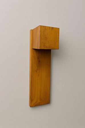 Yansıtma Tasarımlı Tek Yönlü Ahşap Salon Hol Cafe Otel Duvar Aplik Avize