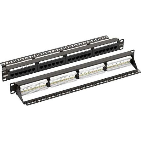 24 Port Cat6 Utp Patch Panel (Dolu)