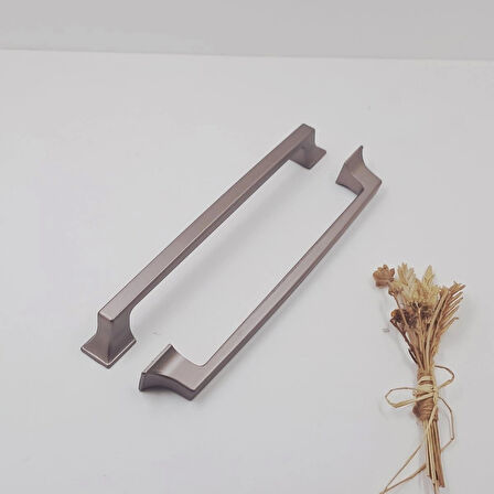 Ay-Az Kulp Kürdevan 160MM Modern Şık Metal Bronz Mutfak Banyo Dolap Çekmece Kulpu