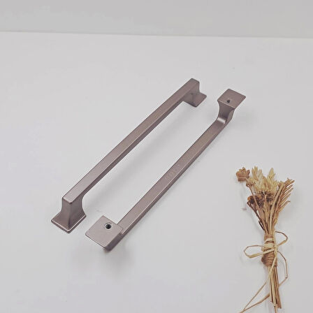 Ay-Az Kulp Kürdevan 160MM Modern Şık Metal Bronz Mutfak Banyo Dolap Çekmece Kulpu