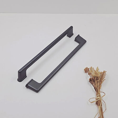 Ay-Az Kulp Kızılcık 160mm Modern Şık Füme Mutfak Banyo Dolap Çekmece Kulpu