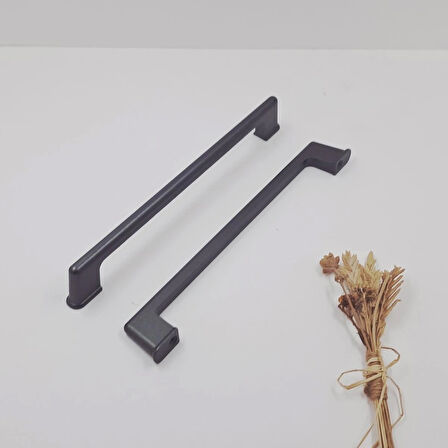 Ay-Az Kulp Kızılcık 160mm Modern Şık Füme Mutfak Banyo Dolap Çekmece Kulpu
