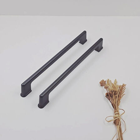 Ay-Az Kulp Kızılcık 160mm Modern Şık Füme Mutfak Banyo Dolap Çekmece Kulpu