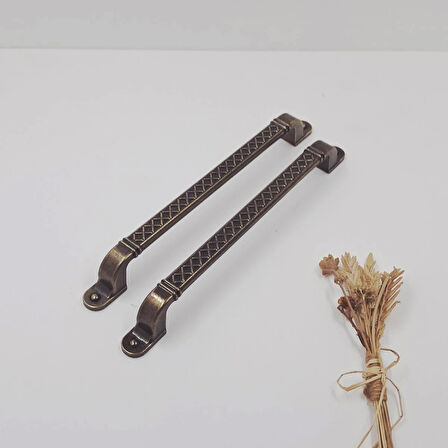 Ay-Az Kulp Hasır 160mm Antik Altın Mutfak Banyo Dolap Çekmece Kulpu