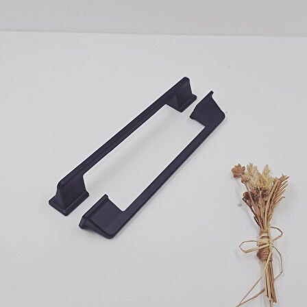Ay-Az Kulp Kale 128/160mm Siyah Mutfak Banyo Dolap Çekmece Kulpu