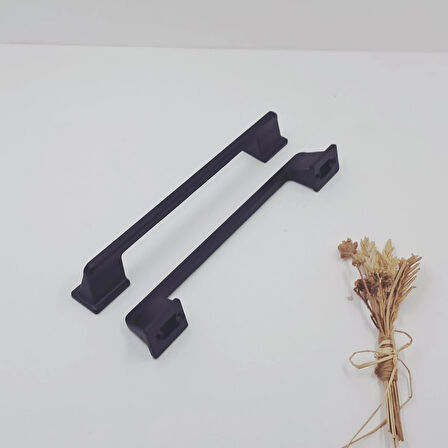 Ay-Az Kulp Kale 128/160mm Siyah Mutfak Banyo Dolap Çekmece Kulpu