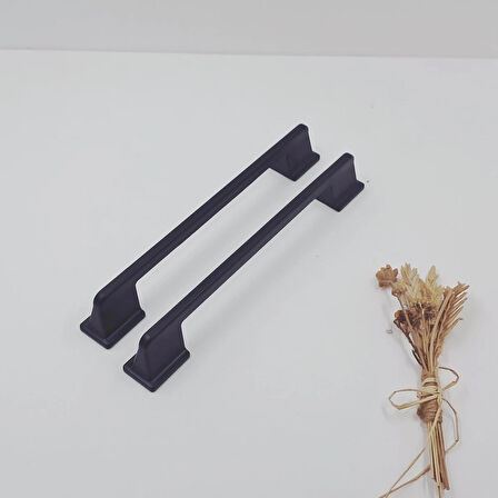 Ay-Az Kulp Kale 128/160mm Siyah Mutfak Banyo Dolap Çekmece Kulpu