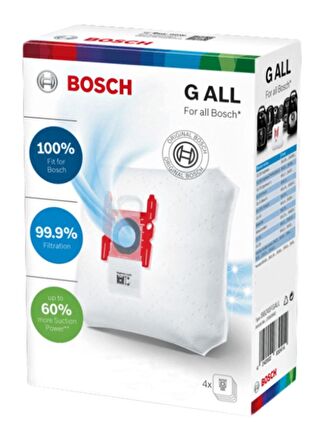 BOSCH SİEMENS PROFİLO G TİP  Bbz41fgall  İTHAL MUADİL SÜPÜRGE TORBASI SÜPER KALİTE