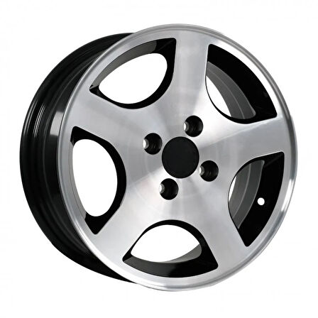 4X100X14 5.5 67.1 ET34 STW417  BLACK DIAMOND EMR ( 4 Adet )