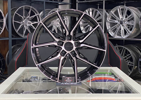 5X100X17 7.5 67.1 ET35 BLACK DIAMOND MARSEILLE ARCEO ( 4 Adet )