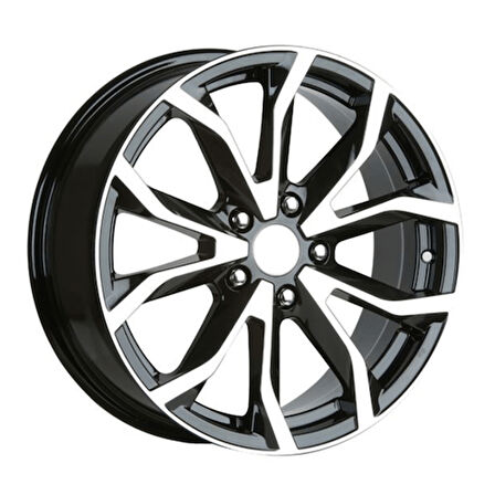 5X105X17 7.0 56.6 ET38 734-2 MATT BLACK DIAMOND FD ( 4 Adet )