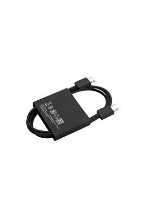 Samsung (EP-DN980) Usb-C To Usb-C (5A) 45W Hızlı Şarj ve Data Kablosu 1 Metre Siyah 3 Adet