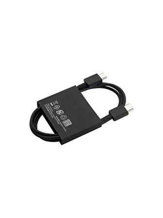 Samsung (EP-DN980) Usb-C To Usb-C (3A) 25W Hızlı Şarj ve Data Kablosu 1 Metre Siyah