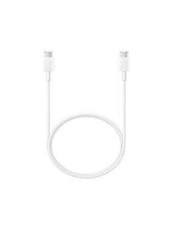 Samsung (EP-DN980) Usb-C To Usb-C (3A) 25W Hızlı Şarj ve Data Kablosu 1 Metre Beyaz