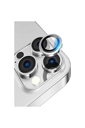 İphone 14 Pro Ve 14 Pro Max Silver Uyumlu Kamera Lens Koruyucu Cam