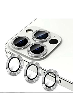 İphone 13 Pro-13 Pro Max Silver Lens Koruyucu Cam