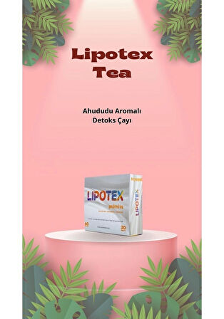 Lipotex Powdered Tea Ahududu Aromalı Detoks Form Çayı 30'lu