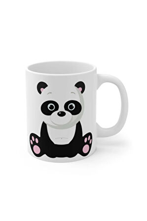 Panda Baskılı Kupa Bardak