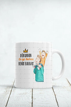 Canım Babam Baskılı Kupa Bardak