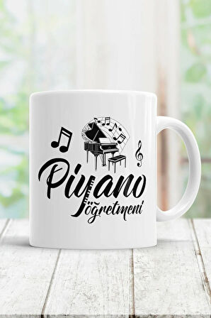 Piyano Öğretmeni Kupa Bardak