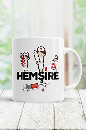 Hemşire Kupa Bardak