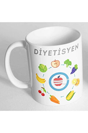 Diyetisyen Baskılı Kupa Bardak