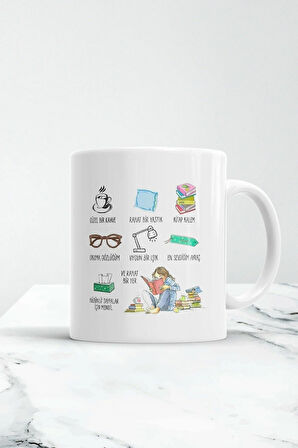 Kitap Sever Kupa Bardak