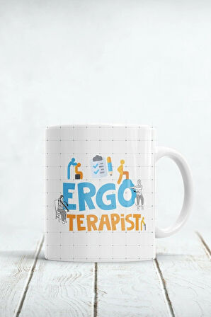 Ergoterapist Baskılı Kupa Bardak