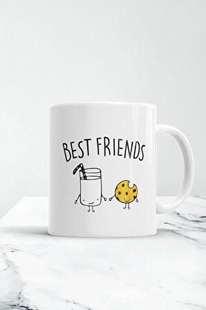 Best Friends Süt Kurabiye Kupa Bardak