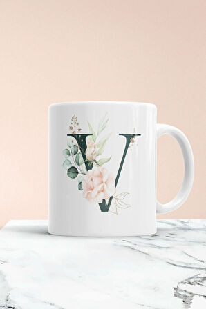 V Harf Baskılı Spring Kupa