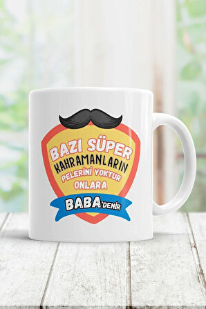 Bazı Süper Kahramanlar Pelerin Takmaz Kupa